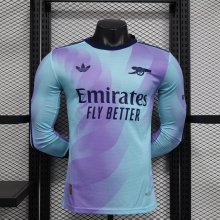 Arsenal third away Long Sleeve Player 1:1 Quality Soccer Jersey    24-25