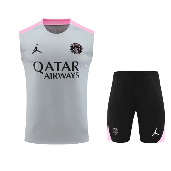 PSG Paris Training clothing Vest set  1:1 Quality Soccer Jersey    24-25