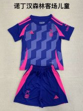 Nottingham Forest away kids 1:1 Quality Soccer Jersey  24-25
