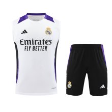 Real Madrid Training clothing Vest set 1:1 Quality Soccer Jersey    24-25