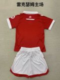 Wrexham home kids  1:1 Quality Soccer Jersey   24-25