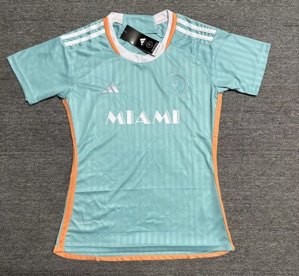 Inter Miami third Away women 1:1 Quality Soccer Jersey  24-25