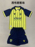 West Brom away kids  1:1 Quality Soccer Jersey   24-25
