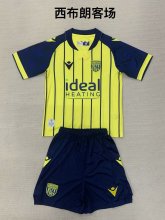 West Brom away kids  1:1 Quality Soccer Jersey   24-25