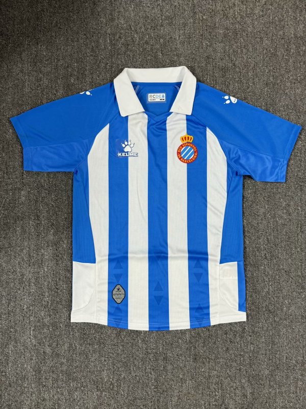 Espanyol   Home  Fans   1:1 Quality Soccer Jersey   24-25
