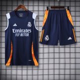 Real Madrid Training clothing Vest set 1:1 Quality Soccer Jersey    24-25
