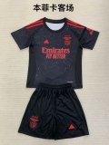 Benfica  away Kids 1:1 Quality Soccer Jersey   24-25
