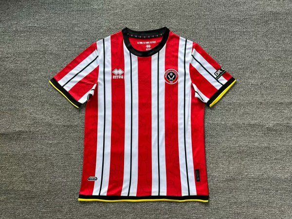 Sheffield home Fans 1:1 Quality Soccer Jersey  24-25