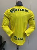 Club America  home Long sleeves Player  1:1 Quality Soccer Jersey   24-25