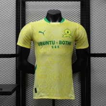 Mamelodi Sundowns Home player 1:1 Quality Soccer Jersey  24-25