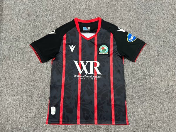 Blackburn away Fans 1:1 Quality Soccer Jersey  24-25
