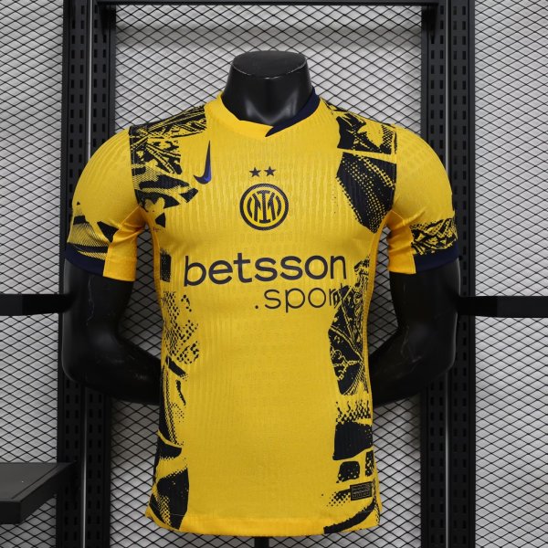 Inter Milan third away Player  1:1 Quality Soccer Jersey   24-25