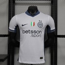 Inter Milan away Player  1:1 Quality Soccer Jersey   24-25