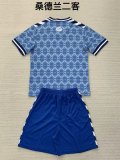 Sunderland third away  kids  1:1 Quality Soccer Jersey   24-25