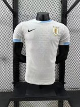 Uruguay away Player  1:1 Quality Soccer Jersey   24-25