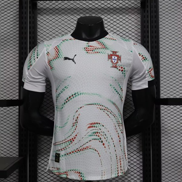 Portugal away Player  1:1 Quality Soccer Jersey  25-26