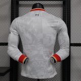 Liverpool third away Long Sleeve  player  1:1 Quality Soccer Jersey   24-25
