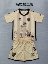 Malaga third away  kids  1:1 Quality Soccer Jersey   24-25