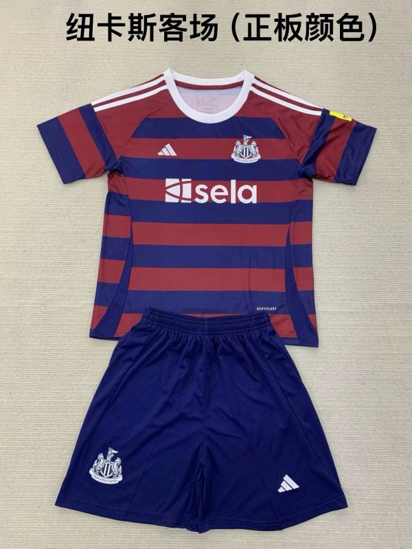 Newcastle away  kids  24-25