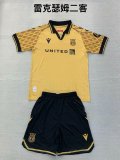 Wrexham third away kids  1:1 Quality Soccer Jersey   24-25