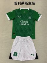 Plymouth  home kids  1:1 Quality Soccer Jersey   24-25