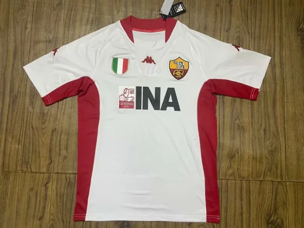 Retro Roma Away 1:1 Quality Soccer Jersey  2001-02