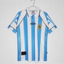 Retro Argentina Home  1:1 Quality Soccer Jersey  1996-1997