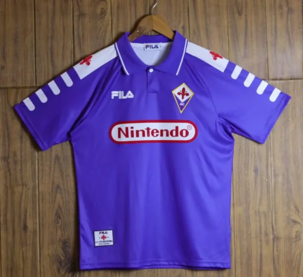 Retro Florence  Home 1:1 Quality Soccer Jersey    1998-1999