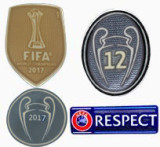 Retro Real Madrid long  Home Player  1:1 Quality Soccer Jersey  2017-2018