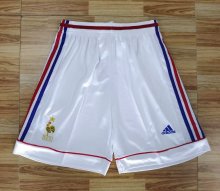 Retro French home short 1:1 Quality Soccer Jersey   1998