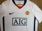 Retro Manchester United away  1:1 Quality Soccer Jersey  2007-2008