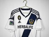 Retro LA Galaxy long  home  Fans   1:1 Quality Soccer Jersey   2011-2012