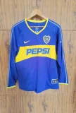 Retro Boca Juniors Home long  Fans 1:1 Quality Soccer Jersey  2003-2004