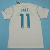 Retro Real Madrid long  Home Player  1:1 Quality Soccer Jersey  2017-2018