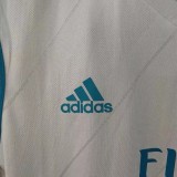 Retro Real Madrid long  Home Player  1:1 Quality Soccer Jersey  2017-2018
