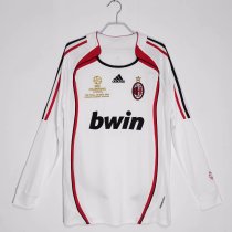 Retro AC Milan Away Long Sleeve 1:1 Quality Soccer Jersey  2006