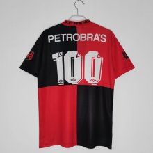 Retro Flamenco  home  #100 PETROBRAS 1:1 Quality Soccer Jersey    1994