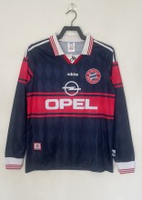 Retro Bayern Munich long Home Fans 1:1 Quality Soccer Jersey   1997-1999