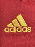 Retro Spain Home Red  1:1 Quality Soccer Jersey  1998