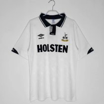 Retro Tottenham Home  1:1 Quality Soccer Jersey  1991-1993