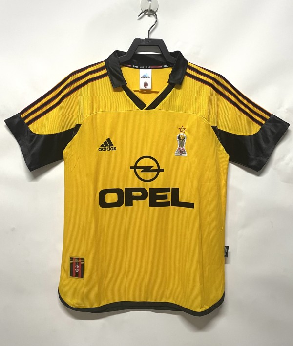 Retro AC Milan third away fans 1:1 Quality Soccer Jersey  1998-1999