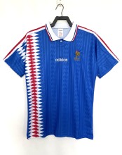Retro France Home 1:1 Quality Soccer Jersey  1994
