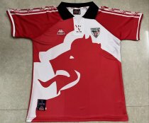 Retro Athletic Bilbao  home fans 1:1 Quality Soccer Jersey   1997-1998