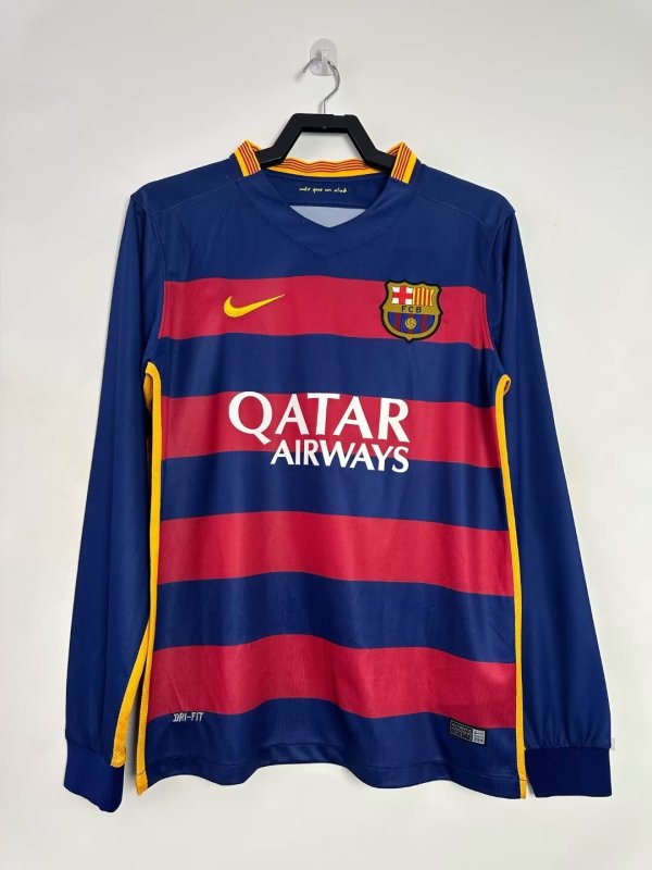 Retro Barcelona Home 1:1 Quality Soccer Jersey  2015-2016