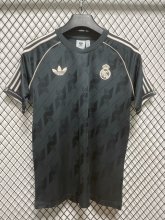 Retro Real Madrid black 1:1 Quality Soccer Jersey 