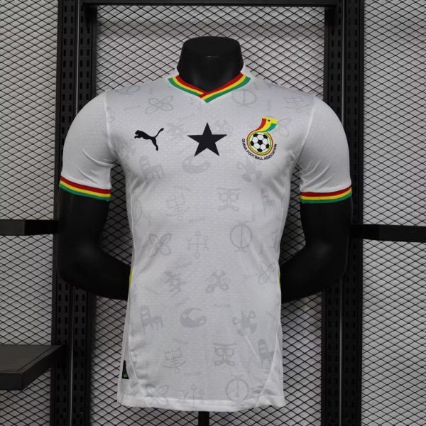 Ghana home Player 1:1 Quality Soccer Jersey  24-25