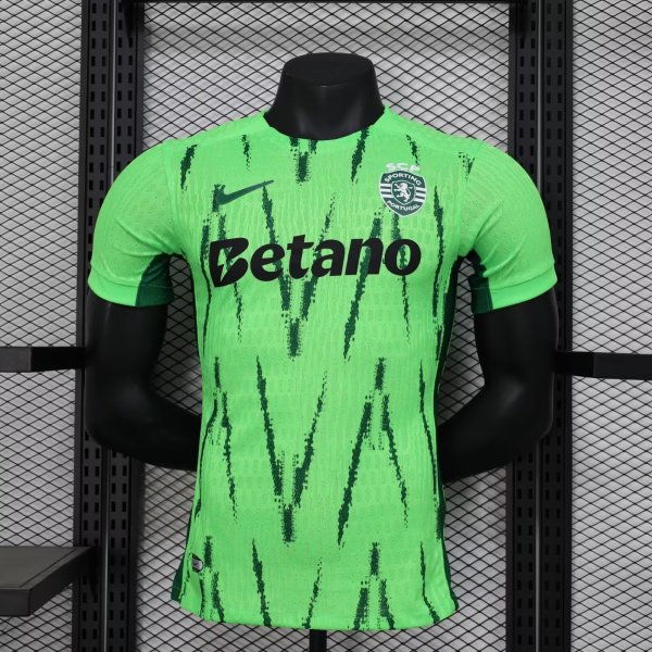 Sporting Lisbon third away player  1:1 Quality Soccer Jersey   24-25