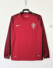 Retro Portugal long Home 1:1 Quality Soccer Jersey 2016