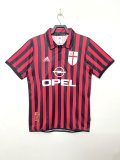 Retro AC Milan Home 1:1 Quality Soccer Jersey  1999-2000