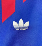 Retro France Home 1:1 Quality Soccer Jersey  1990